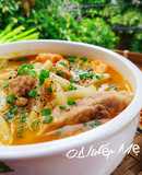 Bánh canh bột xắt nấu sệt