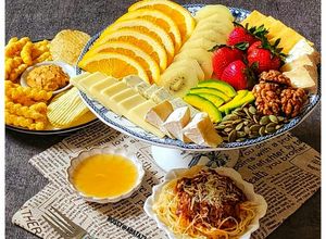 Foto resep Cheese Platter + Angel Hair Bolognese