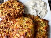 A picture of zucchini pancake