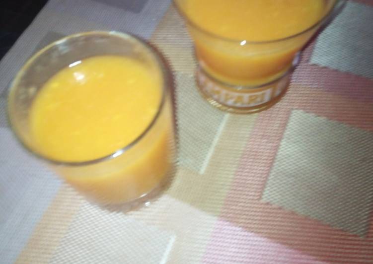 Mix of mango en water Mellon smoothie#author marathon