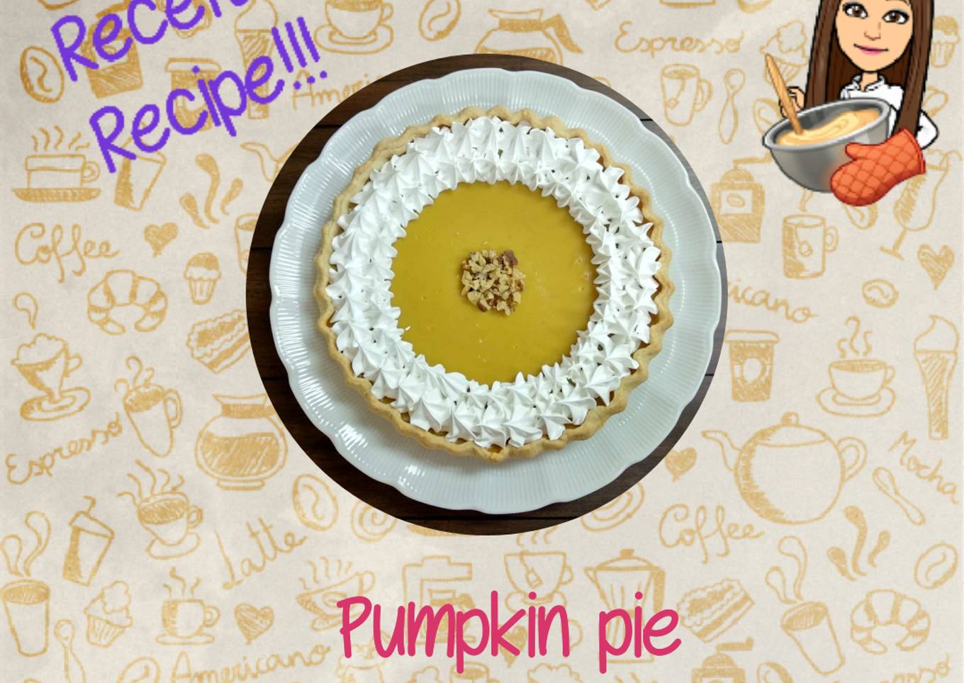 Pumpkin pie o Pie de calabaza