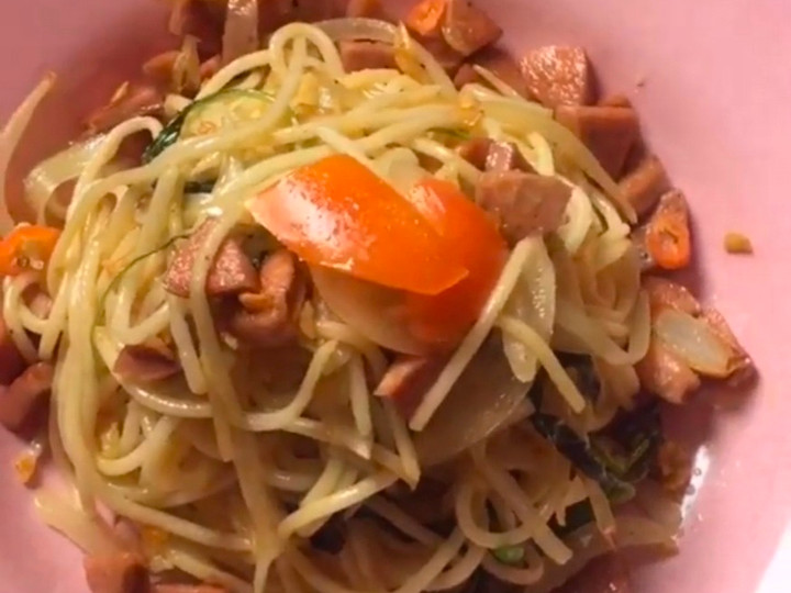 Cara Gampang Membuat Spaghetti aglio olio so simpel yang Lezat Sekali