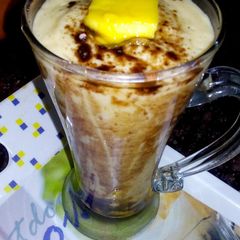 A picture of Coffee mango lassi.