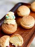 Cookie Crunchy Cream Puff (Choux Au Craquelin) AKR