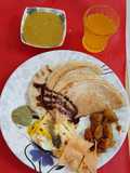 ধোসা সঙ্গে এগ পোচ্ (Dhosa sange egg poach,recipe in Bengali)