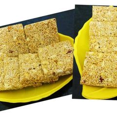 A picture of .Sesame and peanut bar (Til or Moongfali ke chikki.