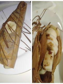 صورة لوصفة كريب بالموز 🍌