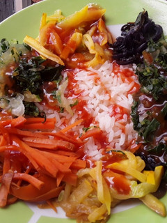 Una foto de Mi versión de Bibimbap🍚