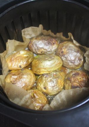 Una foto de Patatas especiadas en freidora de aire