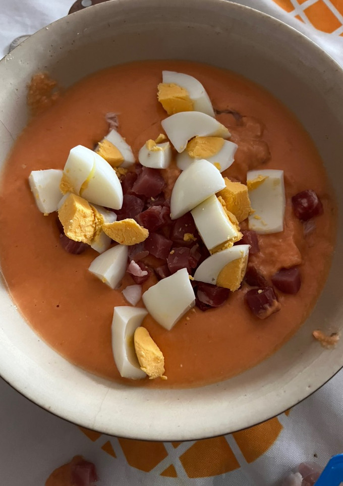 Una foto de Salmorejo cordobés