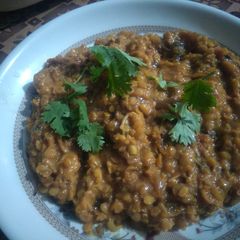 A picture of Moong masar daal.