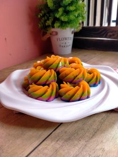 Gambar Kuih lapis sagu pelangi