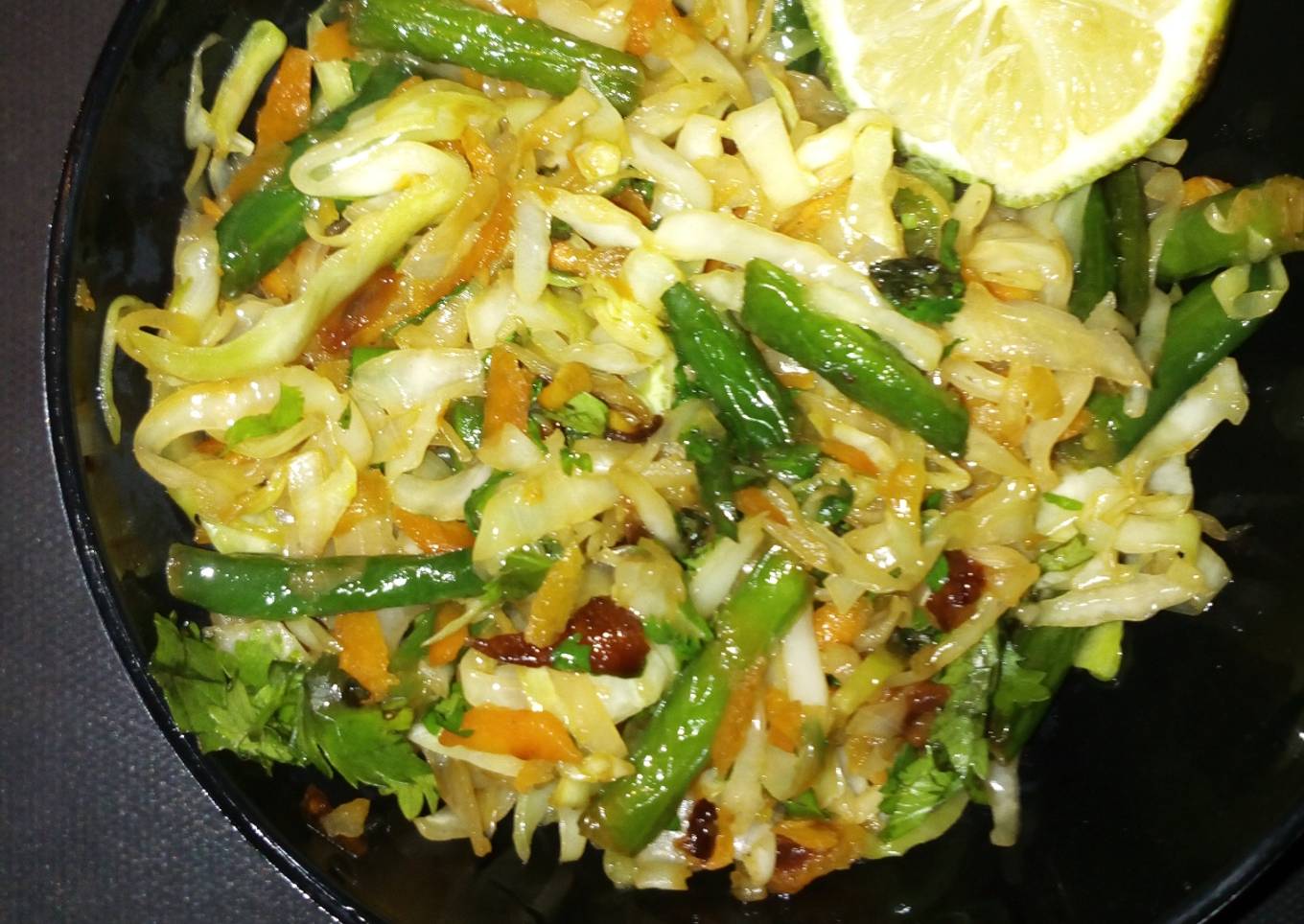 Shallow fried vegetables#localfoodcontest_Kakamega
