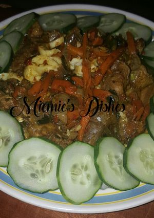 A picture of Veggies Pepper Chicken.