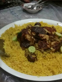 صورة لوصفة كبسة الدجاج