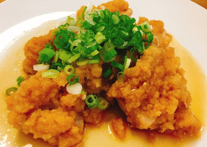 [Japanese style] Chicken Thigh Stewed with Minced Daikon Radish