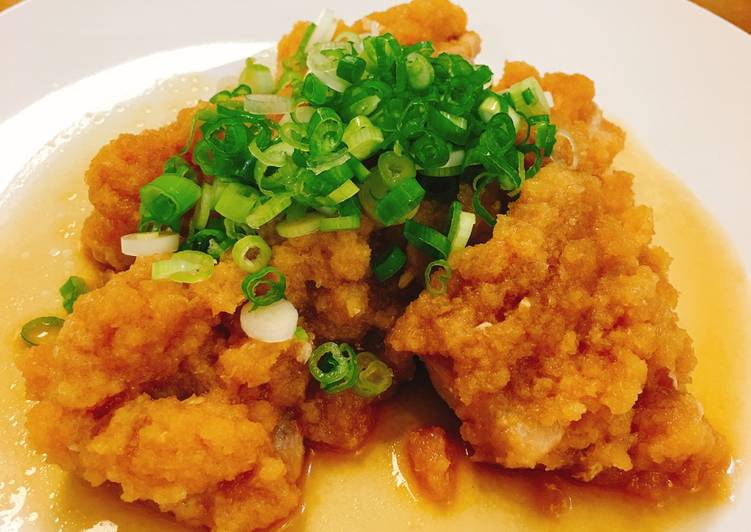 [Japanese style] Chicken Thigh Stewed with Minced Daikon Radish