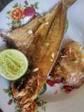 Lauk ikan asin sederhana