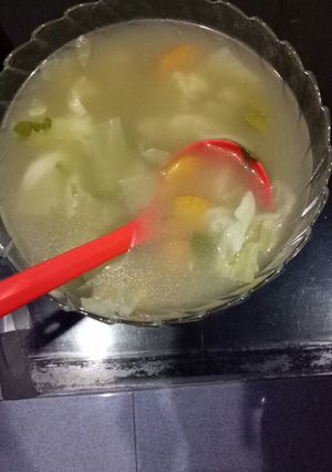 Foto resep Sayur Sop Sederhana Topping Bakso