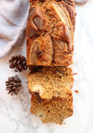 Una foto de Banana bread saludable 🍌