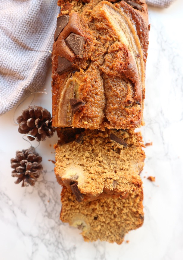 Una foto de Banana bread saludable 🍌