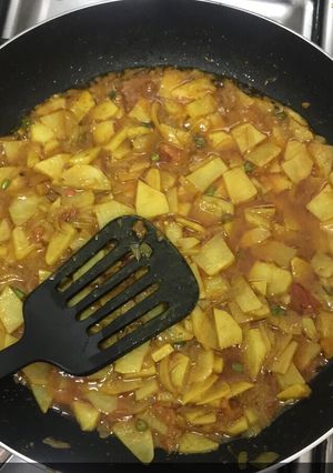 A picture of Aloo Bhujia #SehriPreparation #SehriContest.