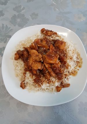 Sechuan csirkemellel recept fotója