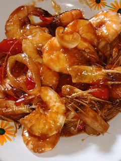 Foto resep Udang Asam Manis