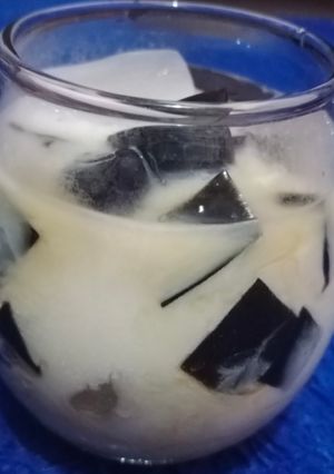 Foto resep Es susu cincau gula aren