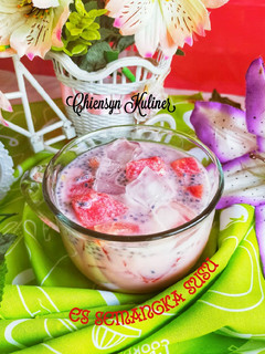 Foto resep Es semangka susu