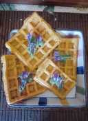 Waffles esponjosos (para wafflera eléctrica) Receta de Magui- Cookpad