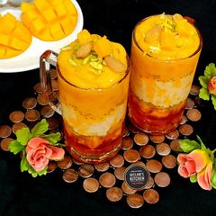 Mango Falooda A picture of Mango Falooda.