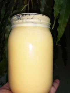 Pineapple and coconut juice ainihin hoton girkin