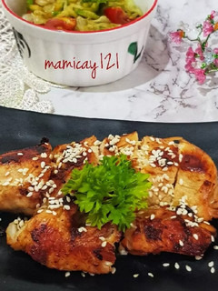 Foto resep Ayam Panggang Wijen Ketogenik