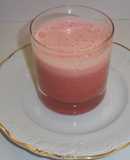 Jugo de fresas blancas