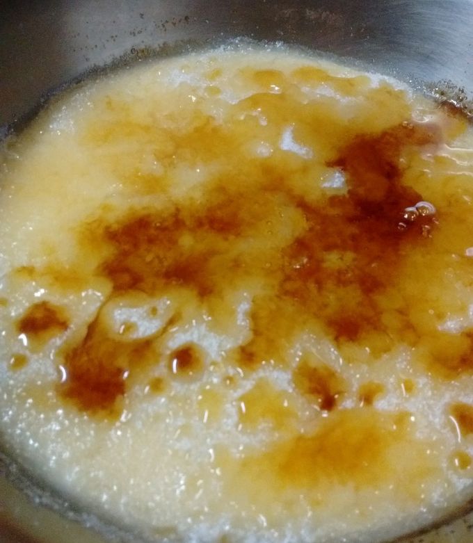 Una foto de Crema de vainilla quemada