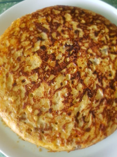 Una foto de Tortilla de berenjena imperio