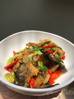 Foto resep Tumis ikan asin gabus