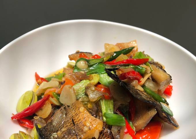 Resep Tumis ikan asin gabus Anti Gagal