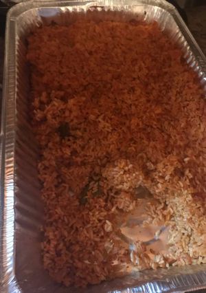 A picture of Jollof Rice.