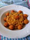 Risotto zucca e funghi