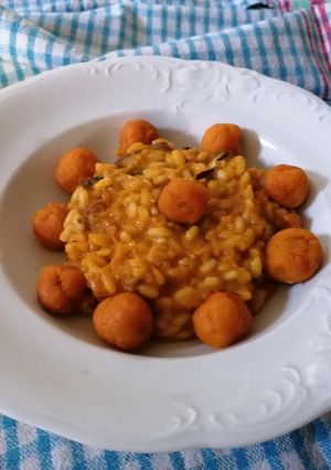 Foto di Risotto zucca e funghi