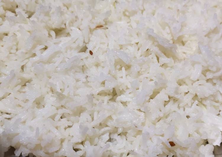 Recipe: Perfect Plain rice This is A Recipe That Has Been Tested  From Best My Grandma's Recipe !!