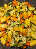 Vegetable Side Dish with Zucchini, Carrots, and Potatoes