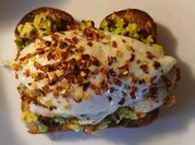 A picture of avocado toast
