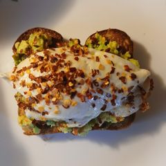 A picture of VashBake Avocado Toast.