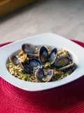 Riso con Vongole e Verdure al Limone