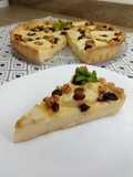 Tarta de manzana y crema de vainilla
