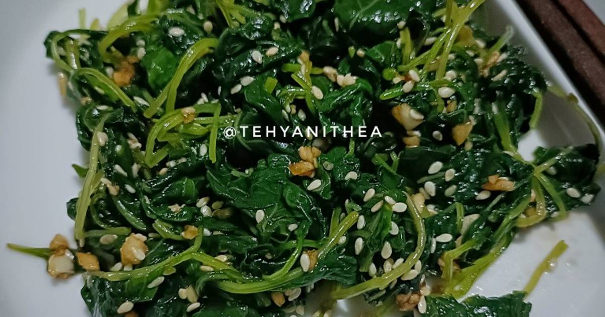 Resep Salad Bayam Korea / Spinach Side Dish / Sigeumchi Namul (시금치나물