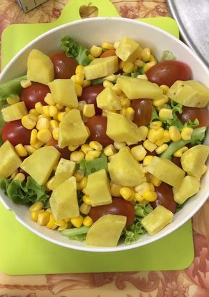 Hình của món Salad khoai lang.